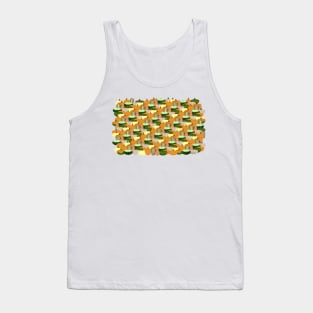 Harvest Pattern Autumn Squash Tank Top